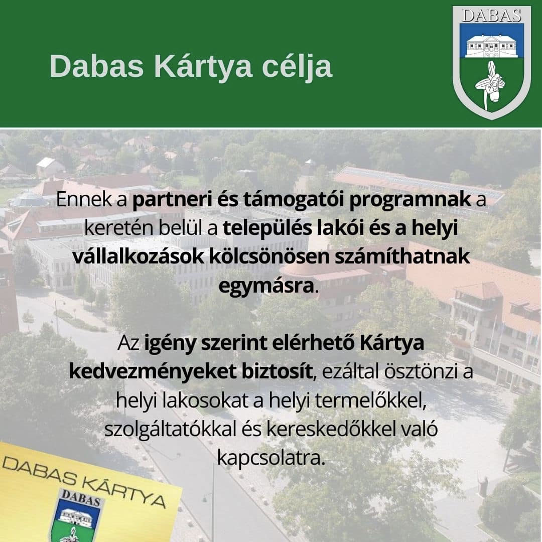 Dabas Kártya Információk