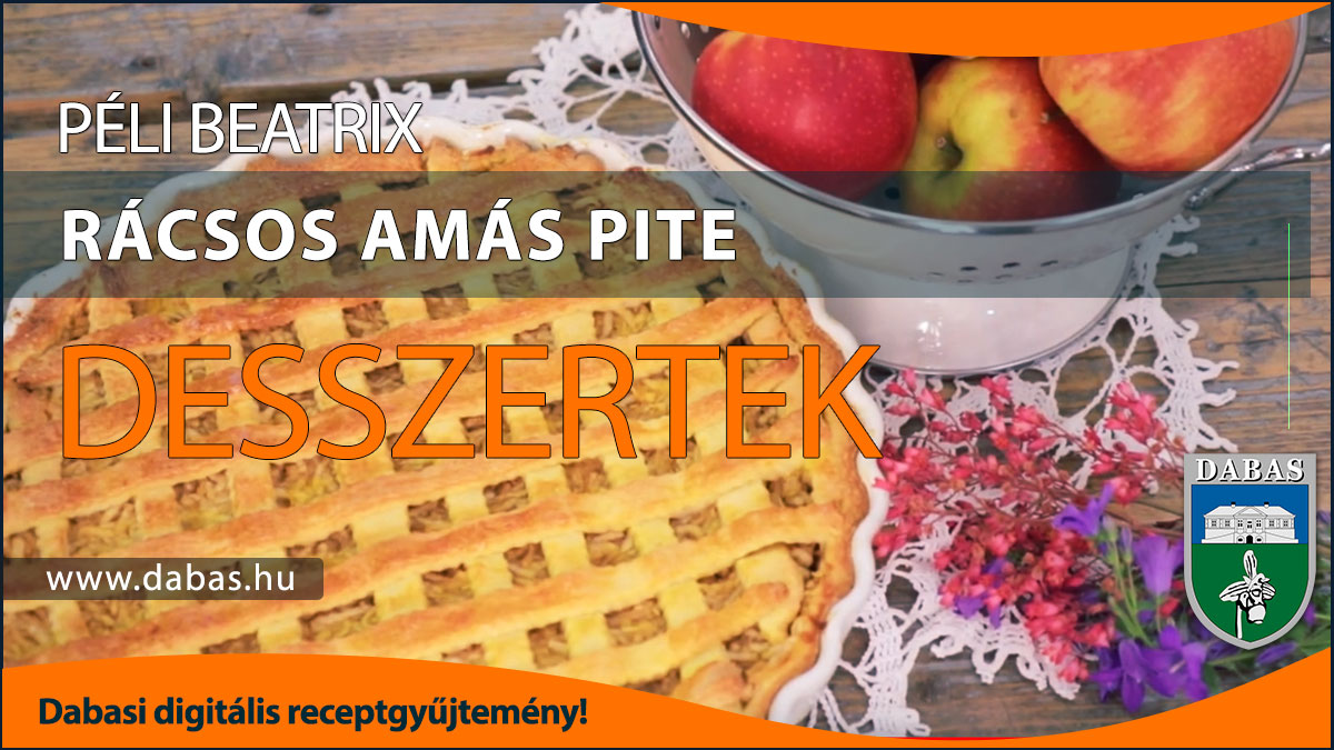 Péli Beatrix - Rácsos almás pite