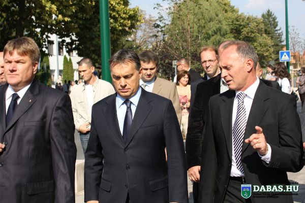 Orbán Viktor miniszterelnök dabasi látogatása 