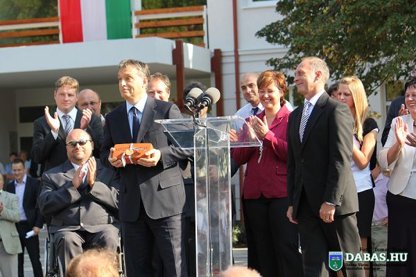 Orbán Viktor miniszterelnök dabasi látogatása 