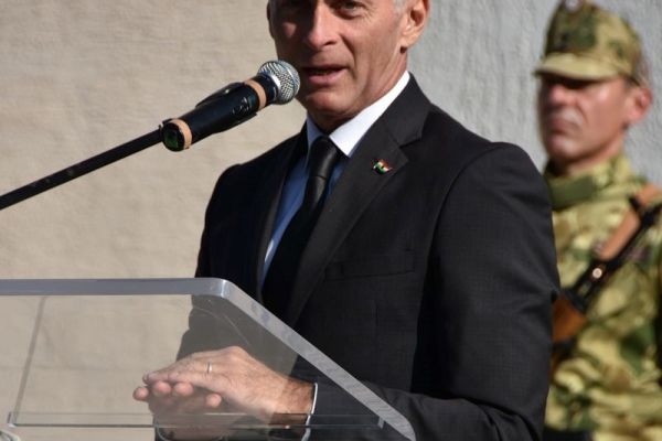 1956-os megemlékezés a gyóni városrészközpontban