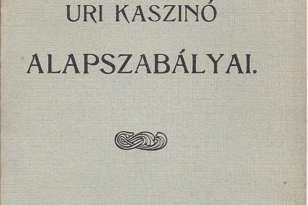 Az Alsódabasi Úri Kaszinó alapszabálya