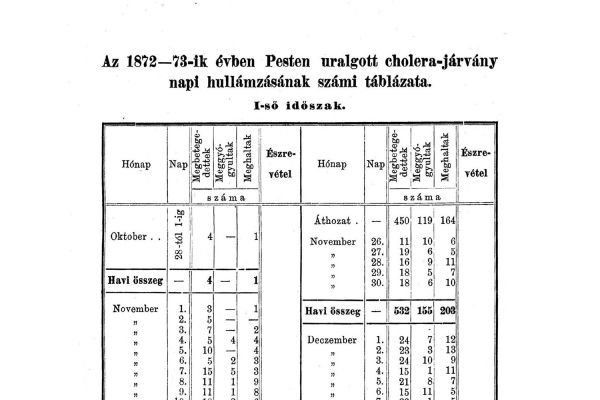 Dr. Halász Géza könyve a hazai járványok elleni küzdelem történetéről, különös tekintettel a kolerára