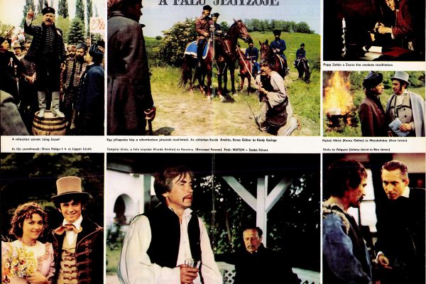 „A falu jegyzője” című tévéfilm dabasi forgatása