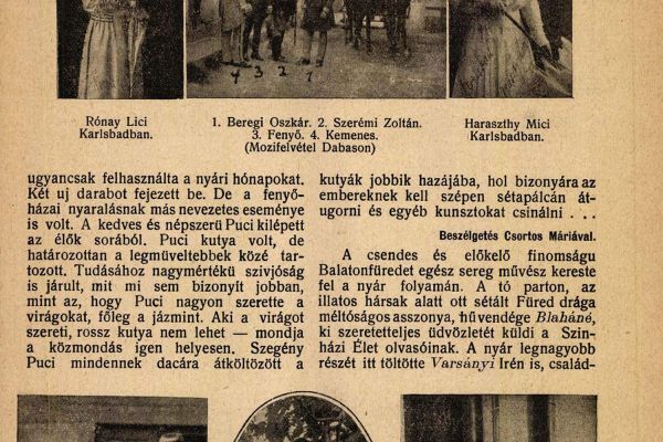 Az első dabasi filmforgatás