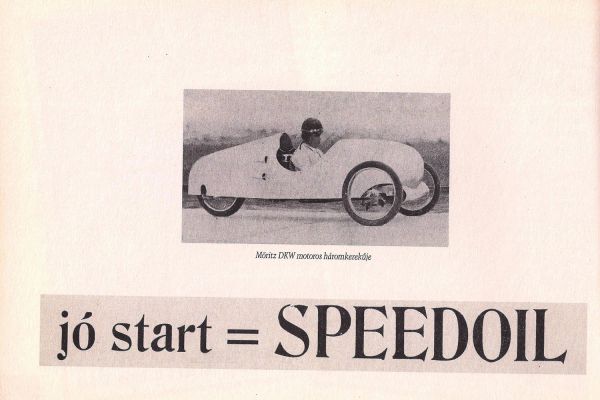 Cyclecar világrekordok a Gyóni Betonon