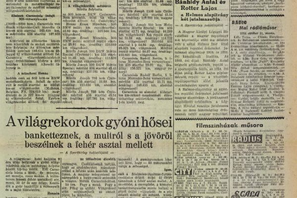 Cyclecar világrekordok a Gyóni Betonon