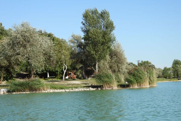 A tó és környéke