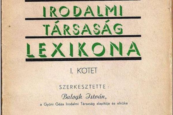 A Gyóni Géza Irodalmi Társaság irathagyatéka