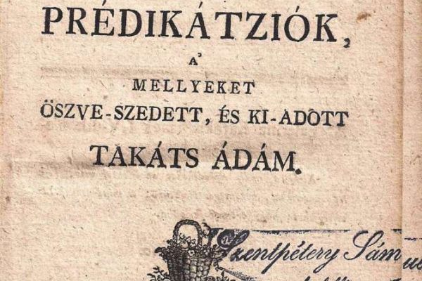 Takács Ádám műfordítói és egyházi írói tevékenysége