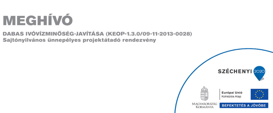 Meghívó ünnepélyes projektátadó rendezvényre