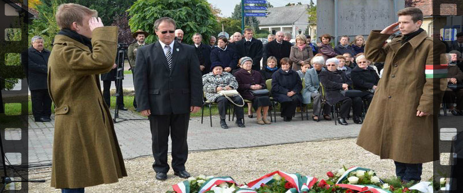 Október 23-a a gyóni városközpontban