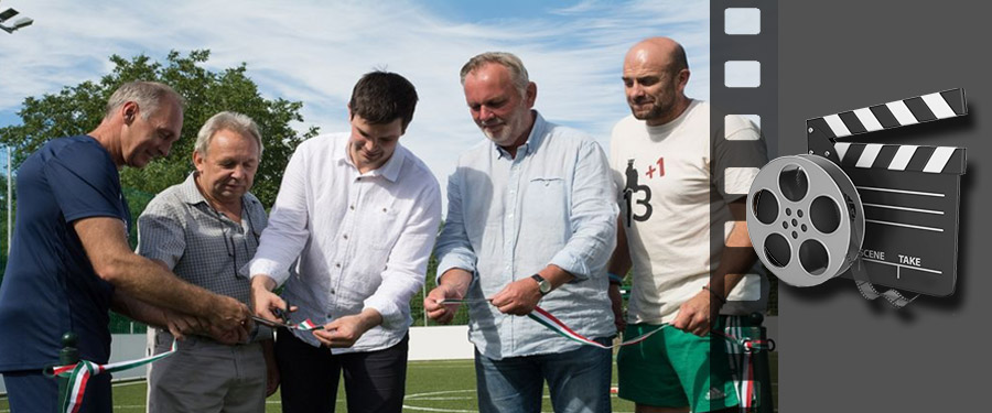 Szőlősi műfüves pálya avatója