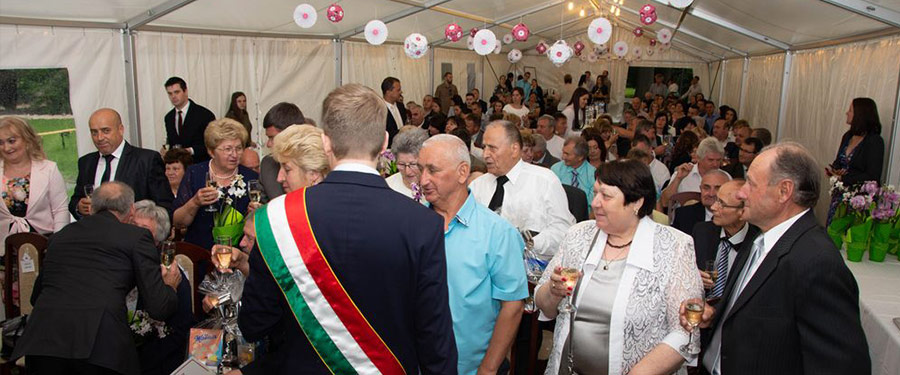 Házassági évfordulósok köszöntése