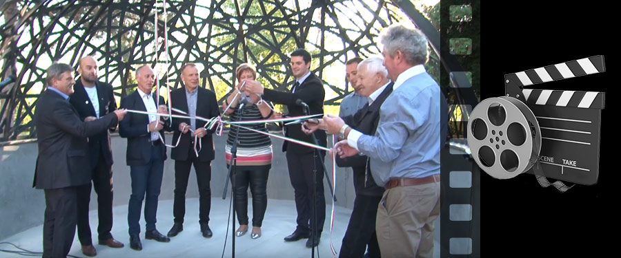 Zenepavilon átadó ünnepség