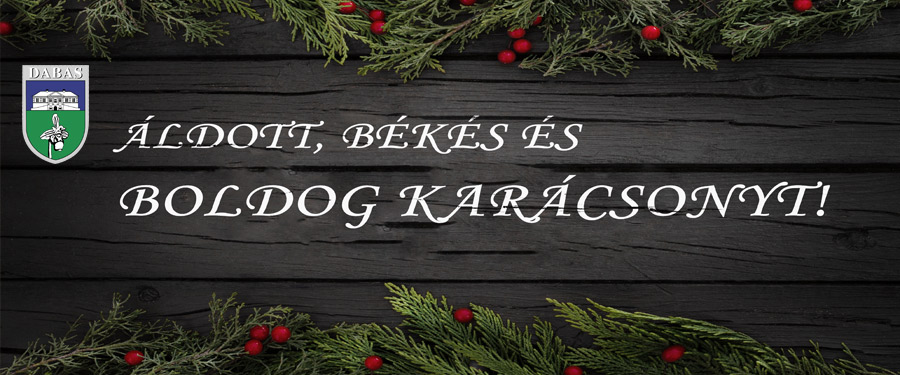 Áldott, békés és boldog karácsonyt!