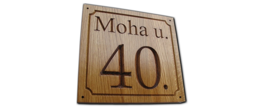 A házszámtáblák kihelyezéséről