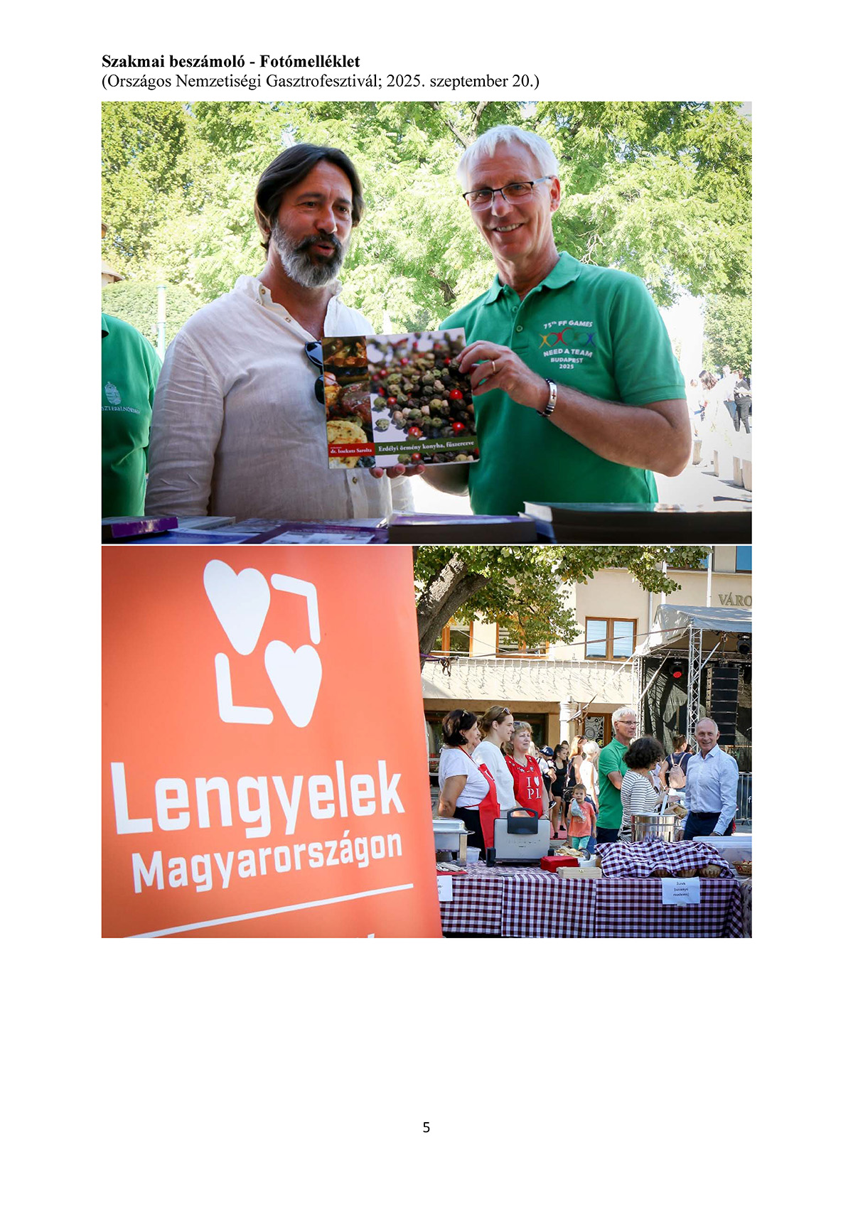 Magyarországi nemzetiségek 2025. évi gasztrobemutatója Dabason