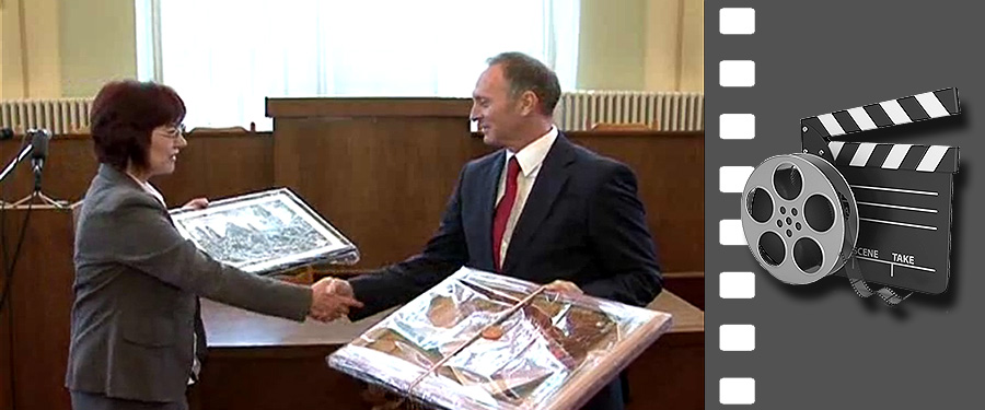 Dabas és Zenta testvérvárosi szerződésének ünnepélyes aláírása