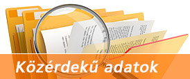 Közérdekű adatok megnyitása nyomógomb