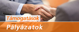 Pályázati anyagok oldal megnyitása nyomógomb