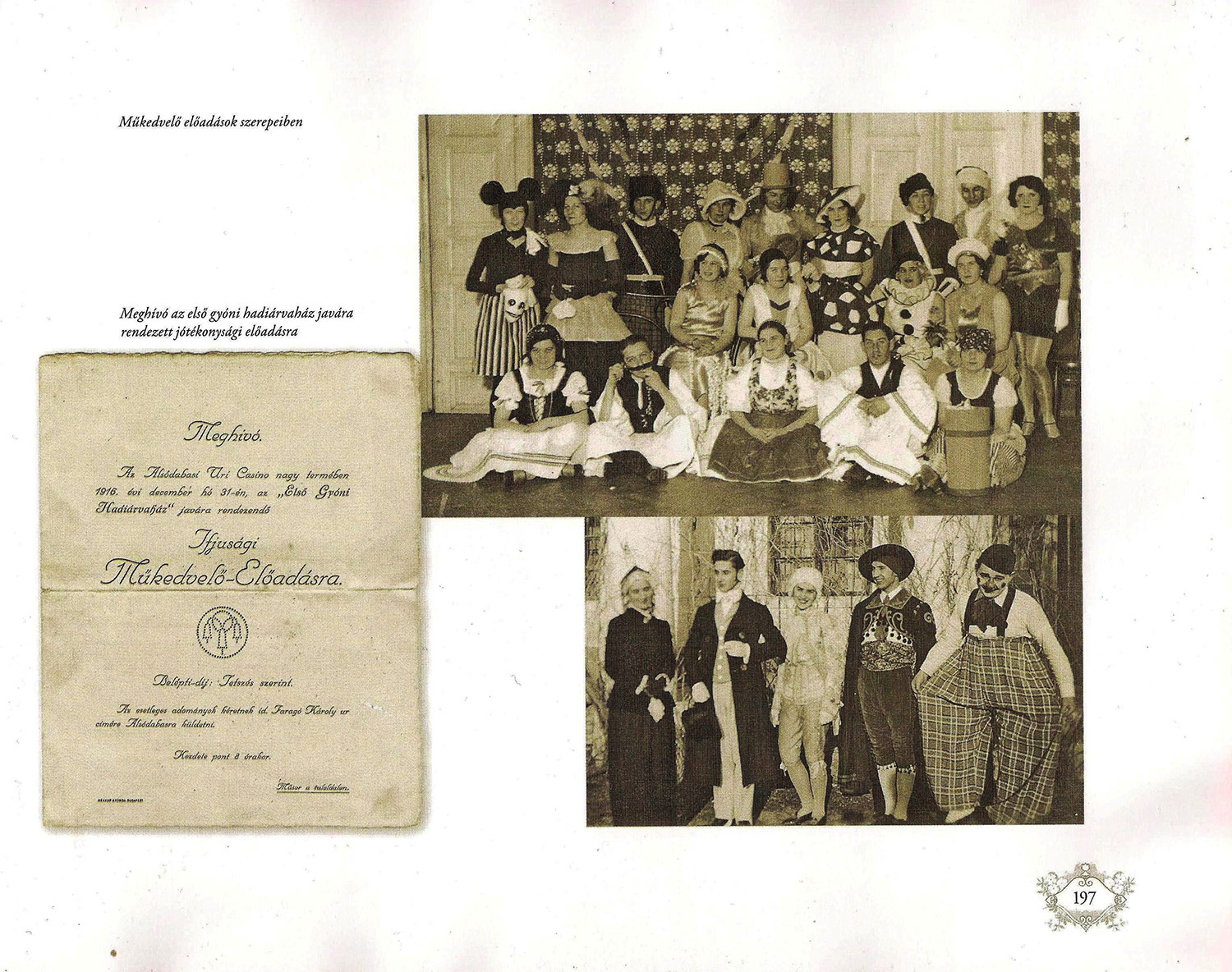 A dabasi műkedvelő színjátszás kezdetei