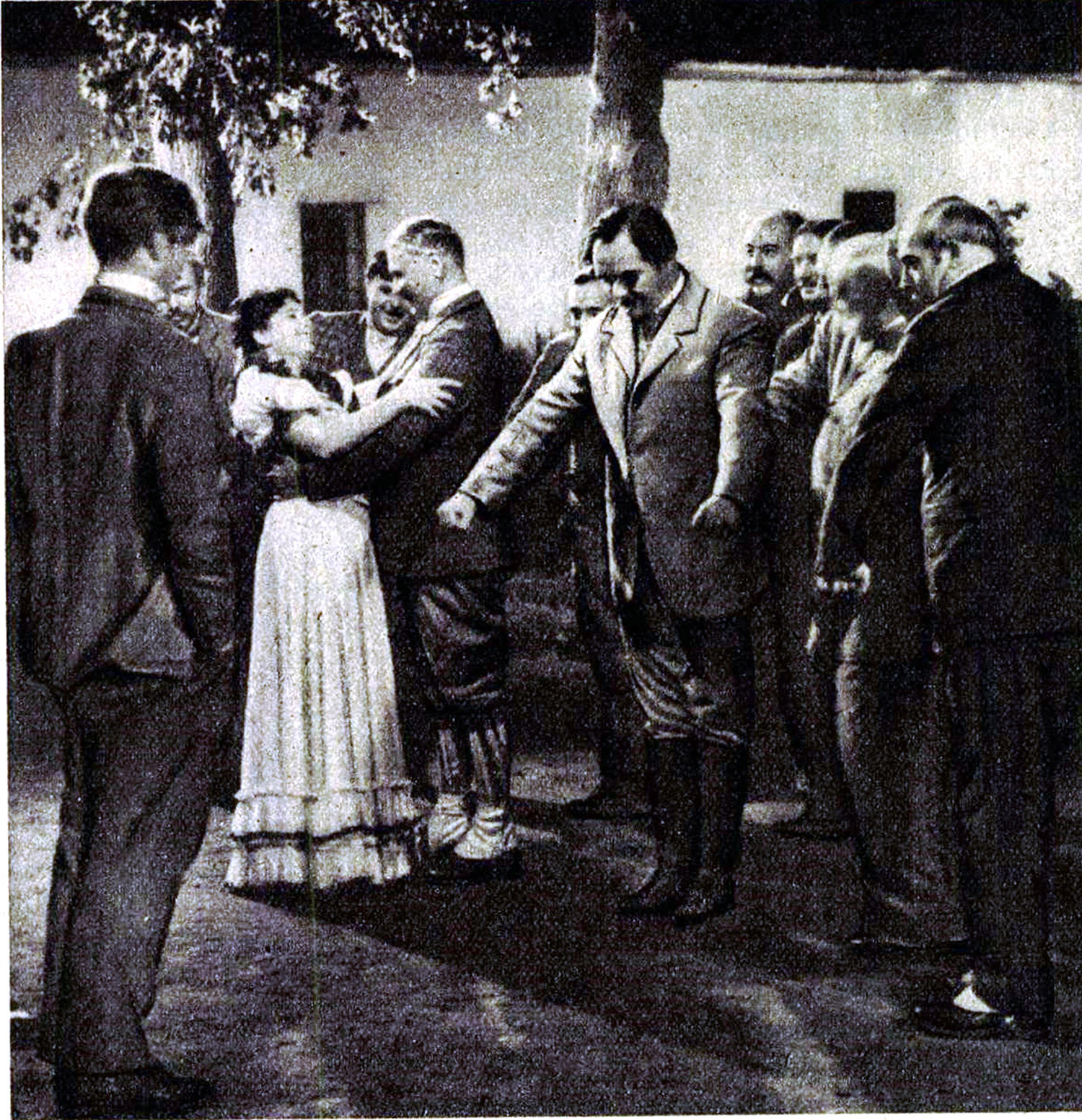 Az „Úri muri” című film forgatása Dabason, 1949-ben